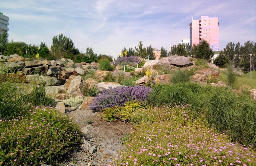 Каменный сад в парке